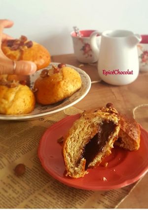 Une photo de Brioches noisettes nutella®