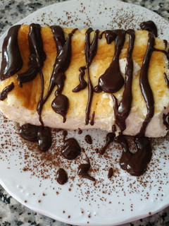Una foto de Tarta de queso de La Viña