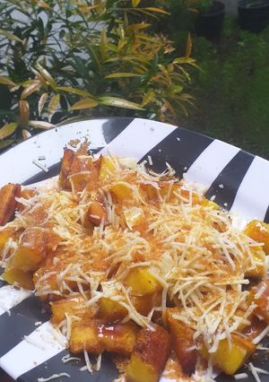 Foto resep Pisang keju with palm sugar