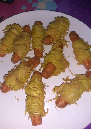 Foto resep Sosis gulung mie SIMPLE