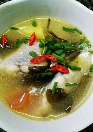 Hình của món Cá điêu hồng nấu canh dưa cải chua.