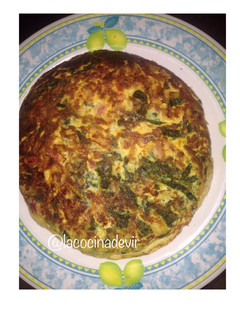 Una foto de Tortilla de verduras
