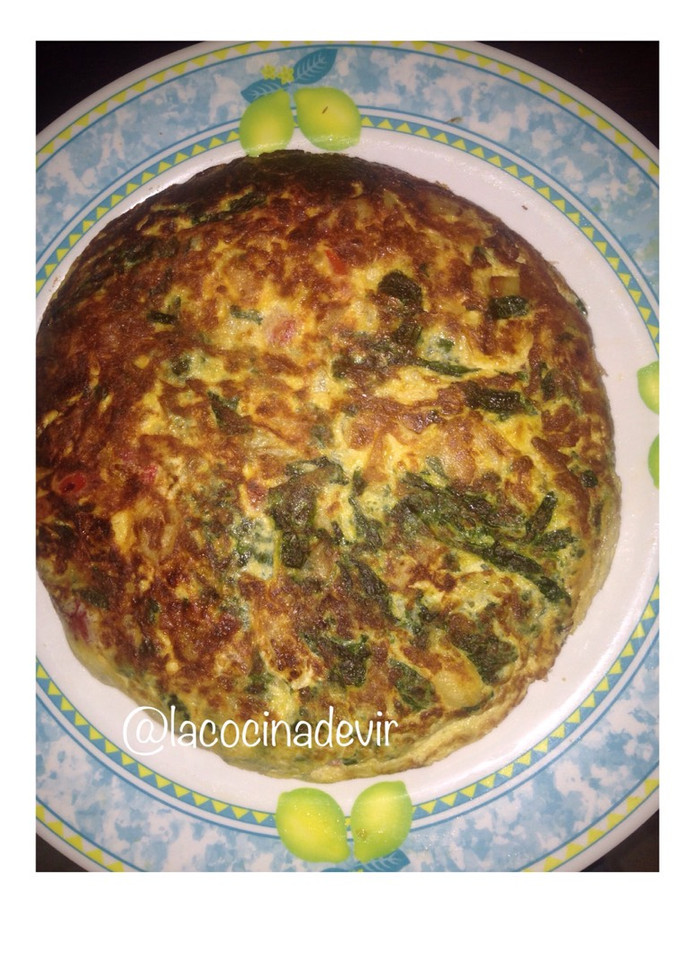Una foto de Tortilla de verduras