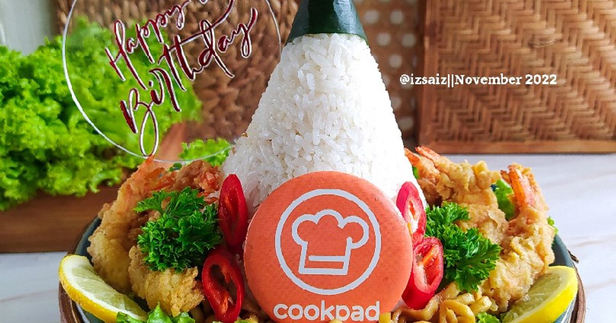 Simpel Tumpeng for Cookpad B'day