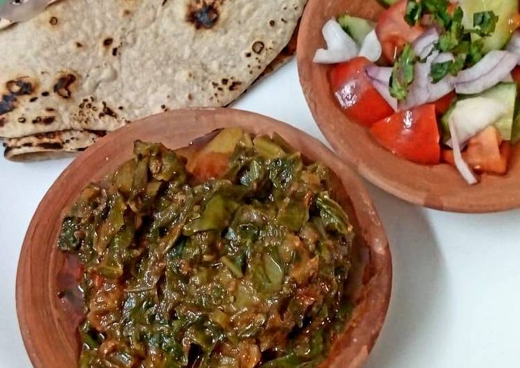 Recipe of Speedy Palak aaloo