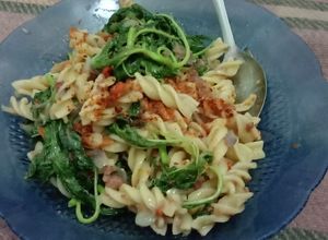 Foto resep Fusilli Bayam Rasa Lokal