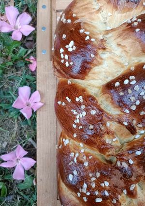 Une photo de 🍞Brioche tressée
