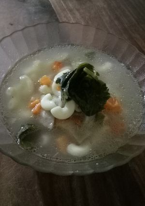 Foto resep Sup ayam makaroni no MSG