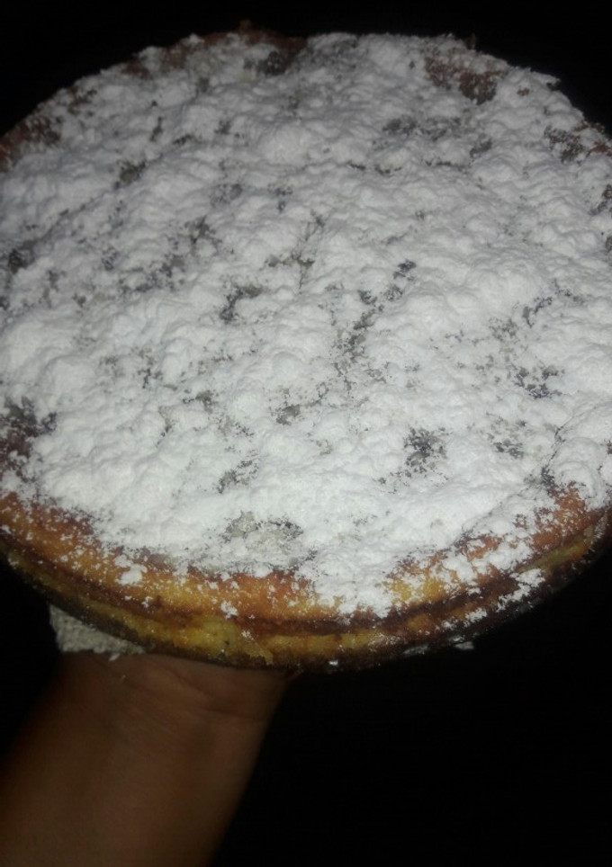 Una foto de Tarta japonesa con queso crema y chocolate 😄