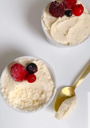 Une photo de Mousse au chocolat blanc