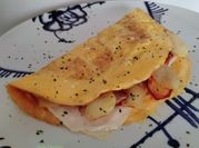 Una foto de omelette papas