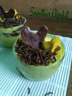 Foto resep Smoothies Alpukat
