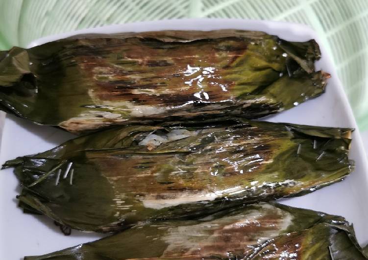 Resep: Pepes ikan teri yang Lezat