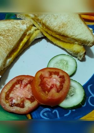 Foto resep Simple Breakfast Sandwich Mommylicious