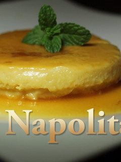Una foto de Flan Napolitano