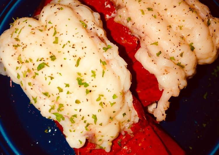 Recipe of Award-winning 10 Minute Lobster Tails with Garlic Herb Butter
