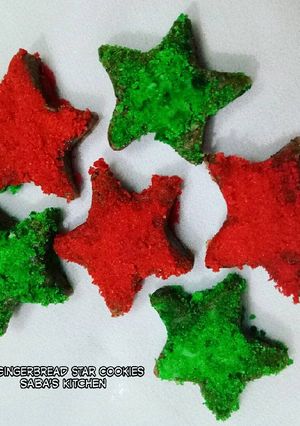 A picture of Gingerbread Star Cookies.