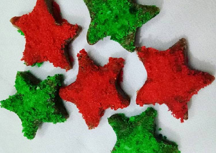 Easy and Simple Gingerbread Star Cookies