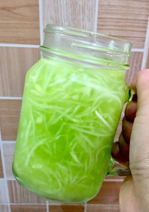 Foto resep 🥒 Es Nona Hijau 🥒