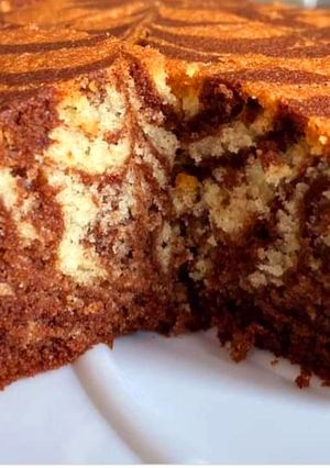 A picture of Chocolate Marble cake (zebra cake).