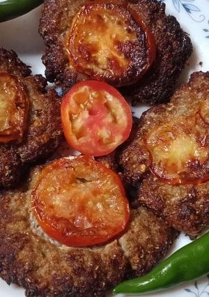 A picture of Easy Chappli kabab.