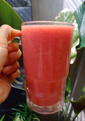 Foto resep Menu Diet Jus Stroberi Nanas Semangka