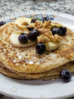 Una foto de Hot cakes fit