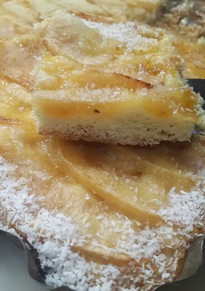 Una foto de Tarta de manzana fácil (sin manteca)🍎🍏