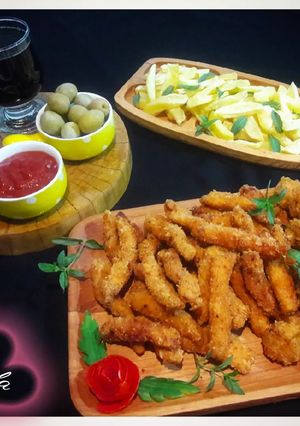 عکسی از دستور مرغ سوخاری (قارچ سوخاری)