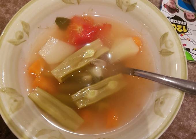 Sayur Asem Klentang (Buah Kelor) ala Inggris