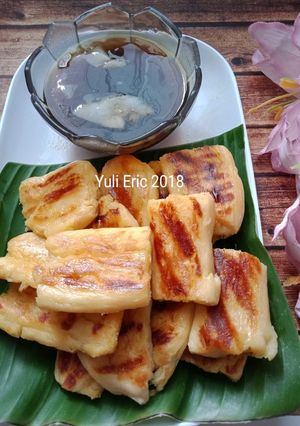 Foto resep Colenak saus gula merah Kelapa muda