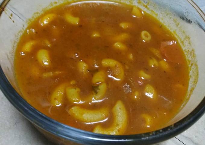 Easiest Way to Prepare Perfect Hot Macaroni Soup
