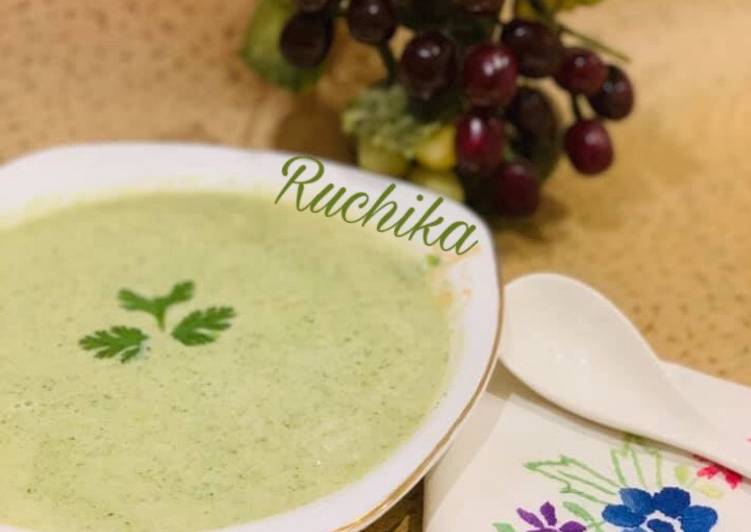 Recipe of Any-night-of-the-week Broccoli Nutty Soup