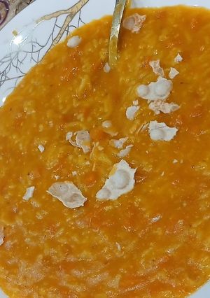 عکسی از دستور سوپ بیمارستانی