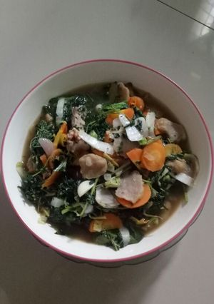Foto resep Oseng kenikir +++