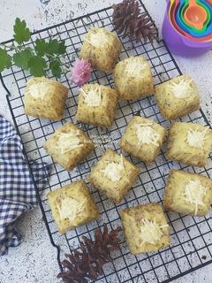 Foto resep Bolu Kukus Pisang Vla Keju