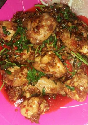 Foto resep Ayam Rica Daun Kemangi
