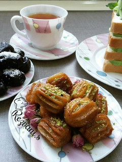 عکسی از دستور بامیه خونگی با شکر قهوه ای