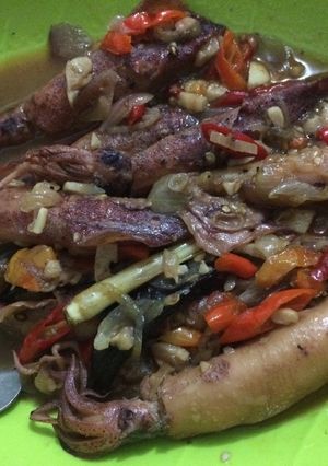 Foto resep Tumis Cumi Asin