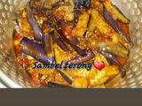 Sambel terong pedess