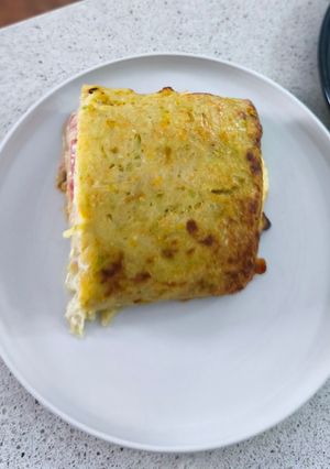 Una foto de Brazo de calabacín mixto