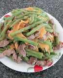 Thịt bò xào đậu que