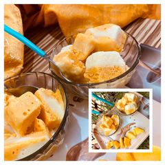 A picture of Mango Vanilla Kulfi.