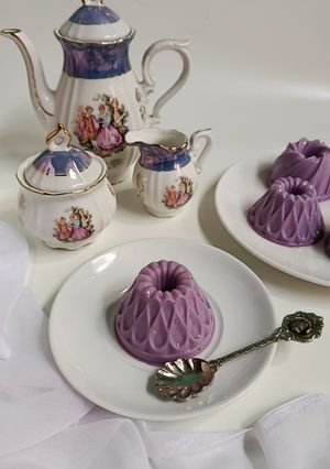 Foto resep Pudding Silky Taro
