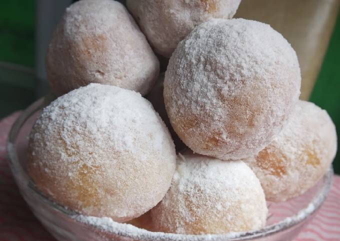 Resep Chapssal Donust/Donat Korea/Donat Tepung Ketan Anti Gagal