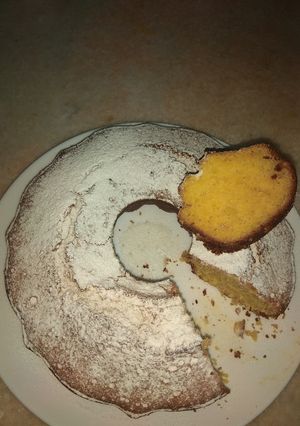 Una foto de Bizcochuelo de Calabaza y naranja