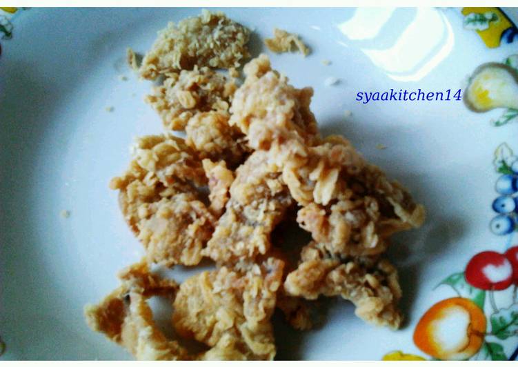 Resep Kulit ayam crispy renyah tahan lama (TANPA BANYAK TEPUNG) yang Enak Banget