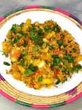 Cheesy Anda aloo