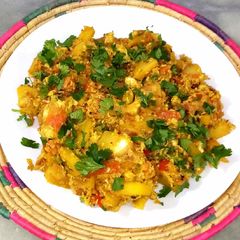 Cheesy Anda aloo A picture of Cheesy Anda aloo.