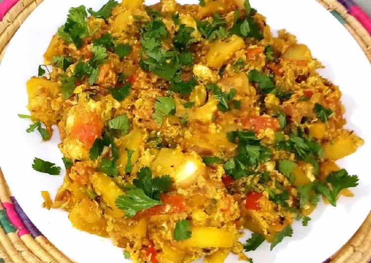 Step-by-Step Guide to Make Super Quick Homemade Cheesy Anda aloo